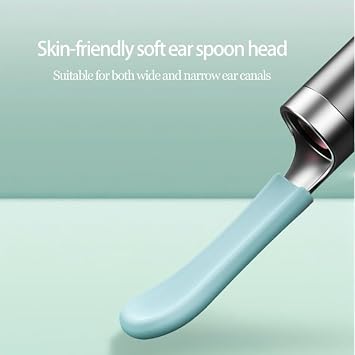 Ear Wax Removal Kits with Camera,6 LED Light Earwax Remover Tool with 9 Pcs Ear Set 1080P HD Camera,WiFi Connect Ear Cleaner for iOS & Android,White
