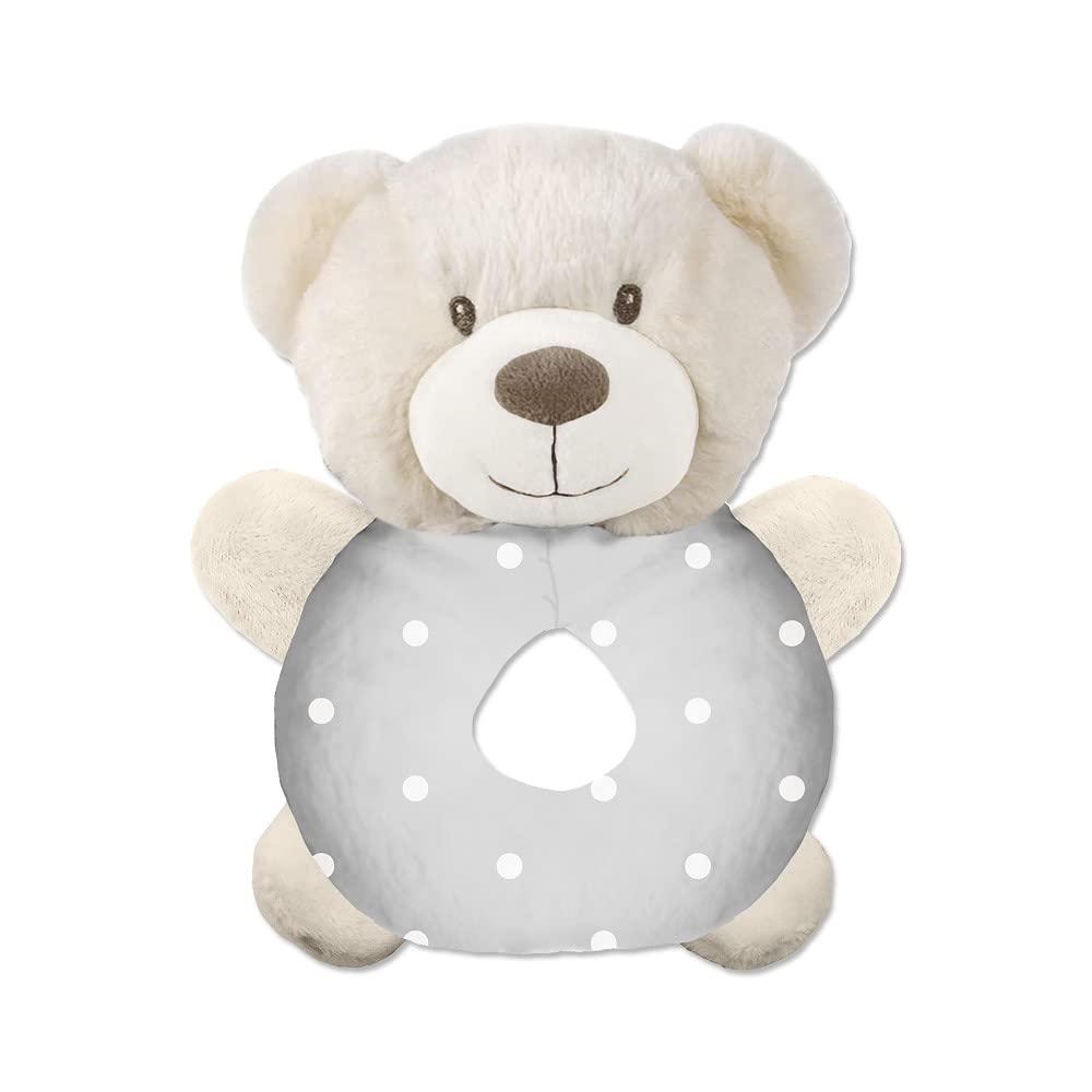 Sonajero peluche Osito gris, para bebés