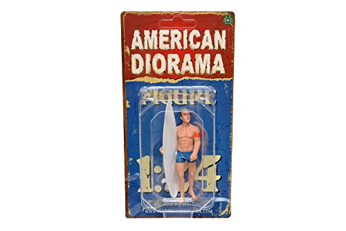American Diorama 77491 Surfer Greg Figure For 1:24 Scale Models