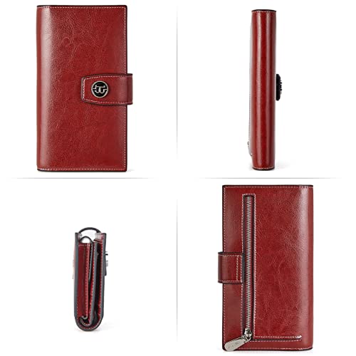 BOSTANTEN Womens Leather Wallets Bundle Womens Leather Laptop Briefcase3