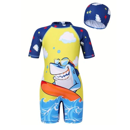 Image of Baby Bucket Swimsuit for Boys | Swimwear with Cap | Swimming Costume | Swimwear and Beachwearr