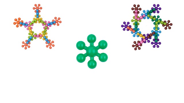 NiToy Snowflake Interlocking Building Block Educational Toy