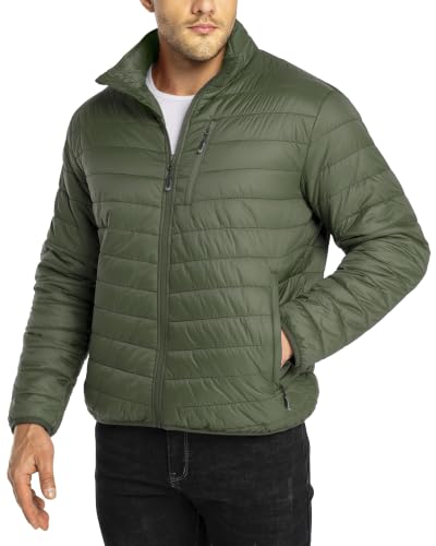 Image of 33,000ft Men's Puffer Jacket Lightweight Packable Insulated Winter Coat