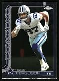 2025 Topps Chrome #75 Jake Ferguson Dallas Cowboys NFL Football Base Trading Card