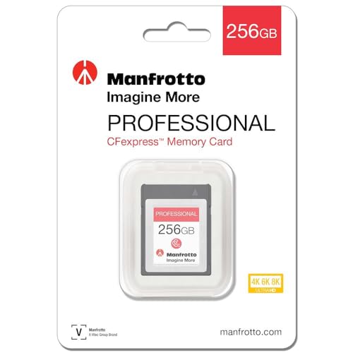 Manfrotto - Tarjeta de memoria profesional (256 GB, PCIe 3.0, CFexpress tipo B, para cámaras réflex digitales profesionales y CSC avanzadas - imagen 3