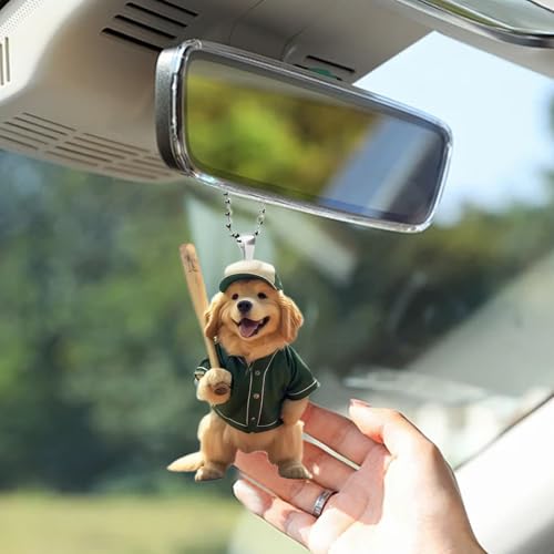 hundeschmuck zum aufhängen auto hundeanhänger für innenraum auto | 2D auto anhänger | stylische welpen ornament für auto | hundeschmuck für auto acryl, autoschmuck für innenräume