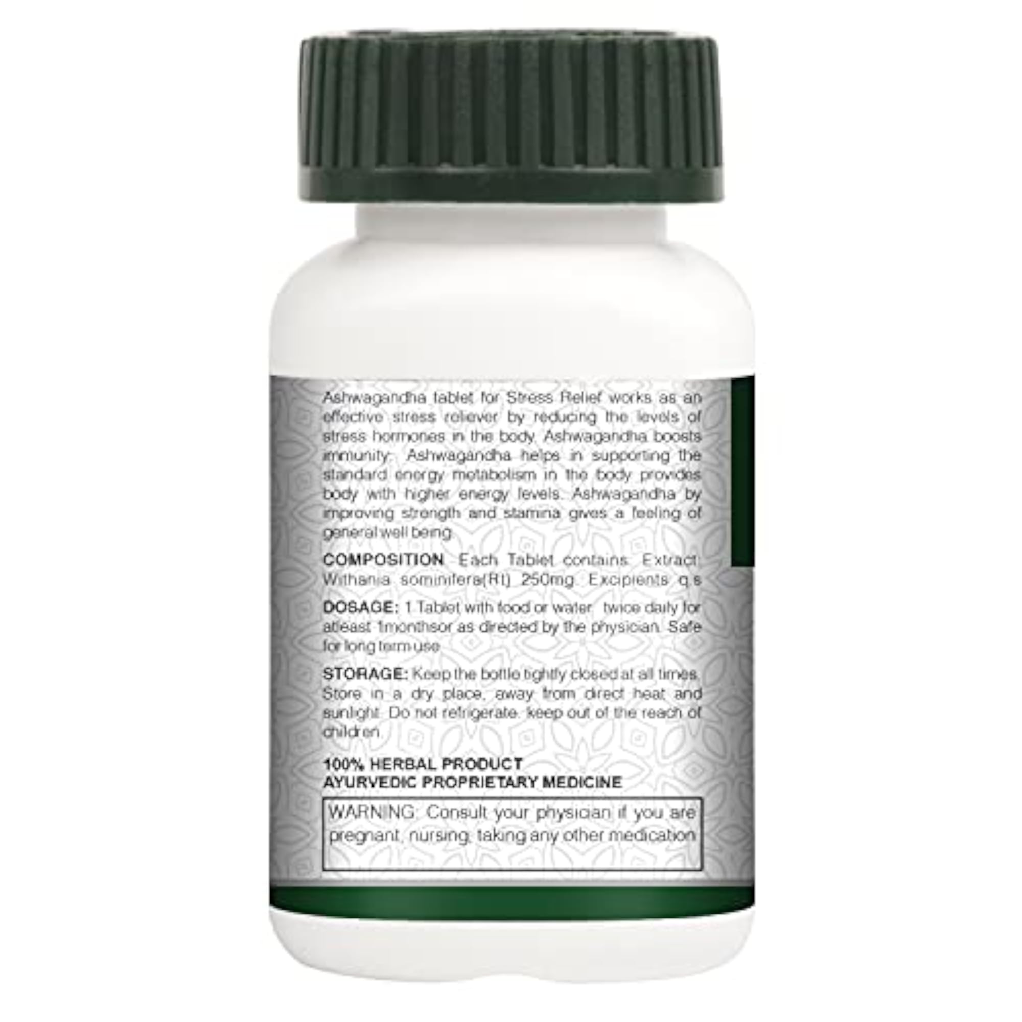 Vogue Wellness Ashwagandha Tablets 60 Tablets