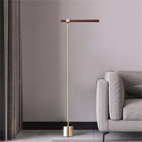 Lampe moderne à grain de bois LED avec éclairage vertical de salon - 4