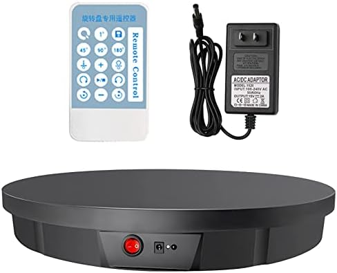 Professional 180 Degree Electric Rotating Turntable for Photography, 52CM Automatic Revolving Platform Perfect for Images, Product Display Photography Turntable
