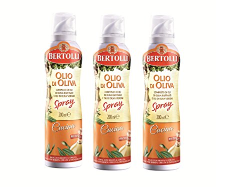 Praktisches Bertolli Olivenöl Spray Cucina im 3er Pack - Geschmackvoll und vielseitig einsetzbar