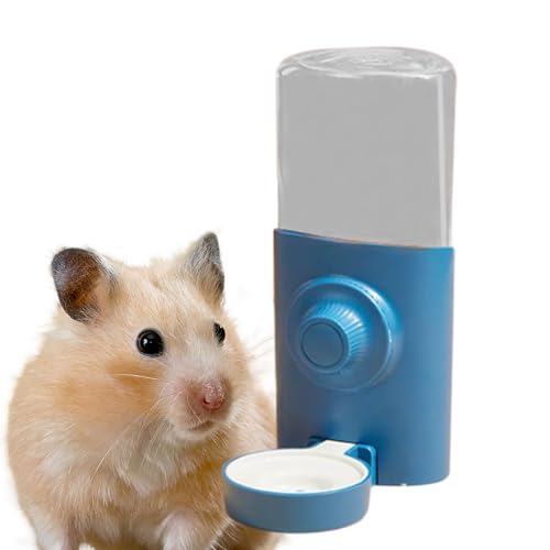 Rebornsun ハング可能なバニーウォーターボトルケージ、自動小動物ケージ水フィーダー | ドリップ自動小動物の水のボトルはありません,600mlのペット用品子犬猫の子猫バニーギニアのための給餌ステーション