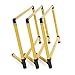Prism Fitness Easy to Use Portable Plyometric Equipment Agility Hurdles with Adjustable Heights of 27 inches to 42 inches (3 Pack)