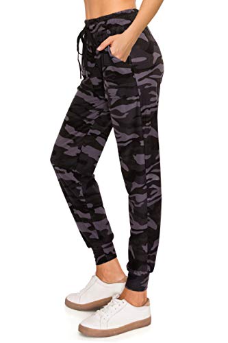 ALWAYS Women Camo Jogger Pants - Super Skinny Fit Lightweight Premium Soft Stretch Drawstrings Pockets Pants 153 2XL - image 2