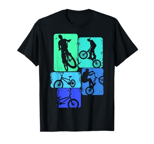 BMX Bike Stunt Jungen Kinder T-Shirt