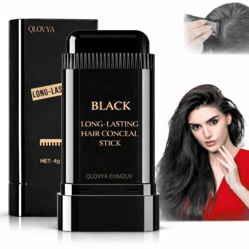 New Hair Color Comb Stick, Waterproof and Sweat-Proof Instant Hair Dye Stick Grey Hair Coverage for Men & Women, Easy Application