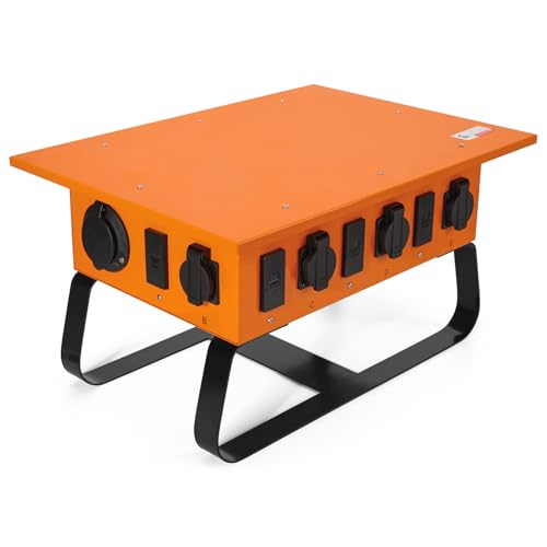 Power Distribution Box 50A Twist-to-Lock Orange