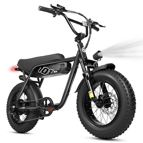 ESKUTE V101 Electric Bike for Adults – 1500W Peak Motor, 48V 13Ah Battery, 20+MPH, 16'x4.0' Fat...