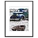 Golden State Art, 11x14 Classic Satin Aluminum Landscape Or Portrait Photo Frame with Ivory Color Mat for 8x10 Photo & Real Glass (Black)