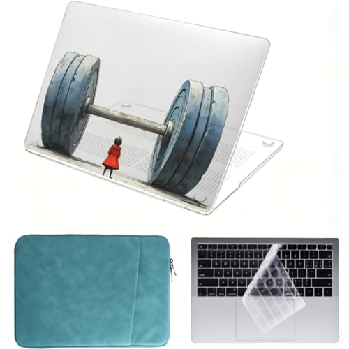 Funda MacBook Air 15 M4 A3241 evita arañazos con esta carcasa dura kit de limpieza y bolsa de viaje