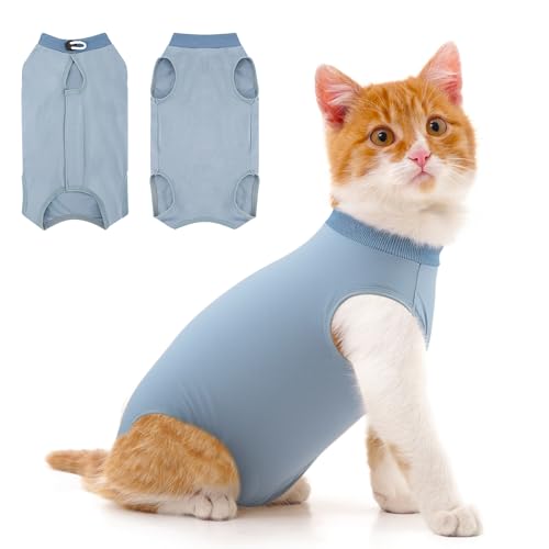 Coppthinktu Cat Recovery Suit for Abdominal Wounds or Skin Diseases,
