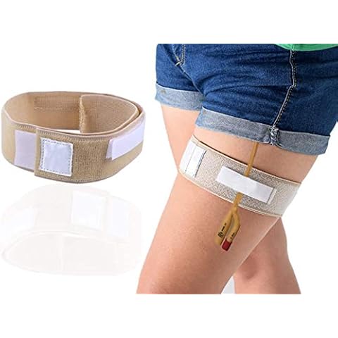 Catheter Leg Band Holder - Fixation Tape Wrap with Anti Slip Urinary Incontinence Supplies Cover