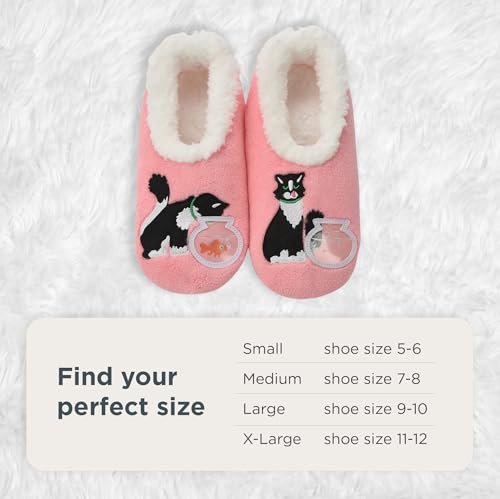 Image of Snoozies Pairable Slipper Socks - Funny House Slippers for Women, Non-Slip Fuzzy Slipper Socks