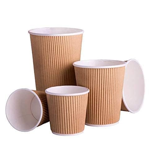 Premium Brown Ripple Paper Cup with Leak Proof and Smell Free ...