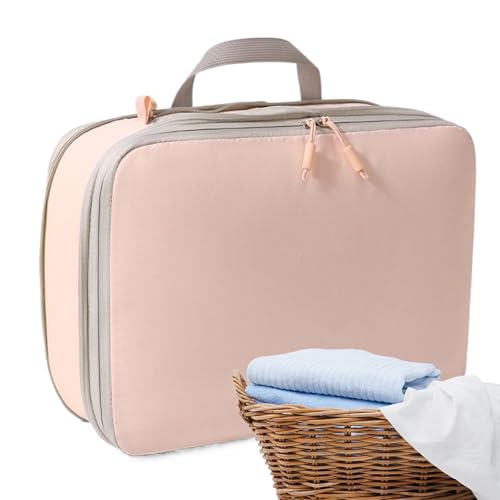 Ultra Space Saver, Travel Compression Packs, 60x40cm Storage Bag with Air Press, Waterproof TPU Organizer, Luggage Pouch with Roll Design, Packing Solution for Trips and Vacations