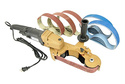 40B & 25 Belts Pipe Polisher Grind Sander BLUEROCK Tools