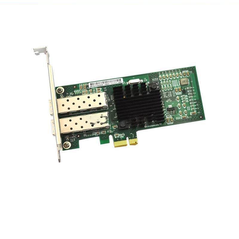 Tarjeta de Red HL82576EB Doble Puerto Gigabit Ethernet, PCI-E X4, 2x SFP, 1000BASE-X Fibra miniatura 1