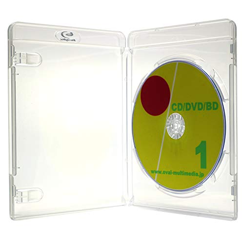 Amazon | ブルーレイケース 1枚収納 13mm厚 クリア 3個 Blu-rayDisc