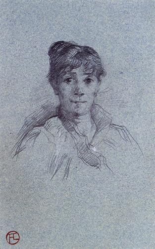 Portrait de femme Henri de Toulouse-Lautrec poster d'art