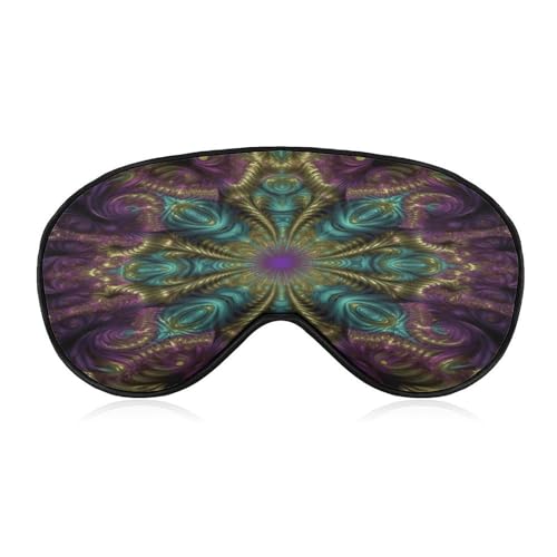 Fractal Art �X���[�v�}�X�N �u���b�N ���C�g�A�C �X���[�v�V�F�[�h �J�o�[ ���K �y�� ���� �ډB�� �\�t�g �ʋC�� �i�C�g�A�C�J�o�[ ���߉\�ȃo���h�A�C�}�X�N �j�����p