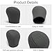 WKSBY Car Gear Shift Knob Cover for Land Rover Range Rover Sport (L320) 2010-2013 with-Computer-Box/Under-seat, Auto Elastic Silicone Gear Knob Cover Interior Protector Handbrake,A/Grey
