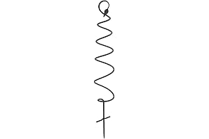 Achla Designs FST-01 Spiral Wrought Iron Garden Trellis- Outdoor Spiral Staircases