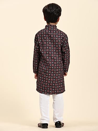Boys cotton Kurta set for kids | Indian Ethnic wear | Traditional Dress | Pack of 1 (S-219)4