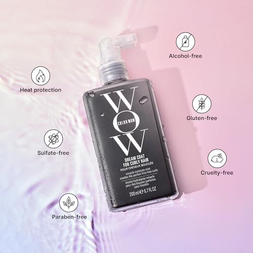 COLOR WOW Dream Coat for Curly Hair – Frizz-Free Curls Made Easy | Moisture-Boosting Spray, Curl-Enhancing Formula - Image 6