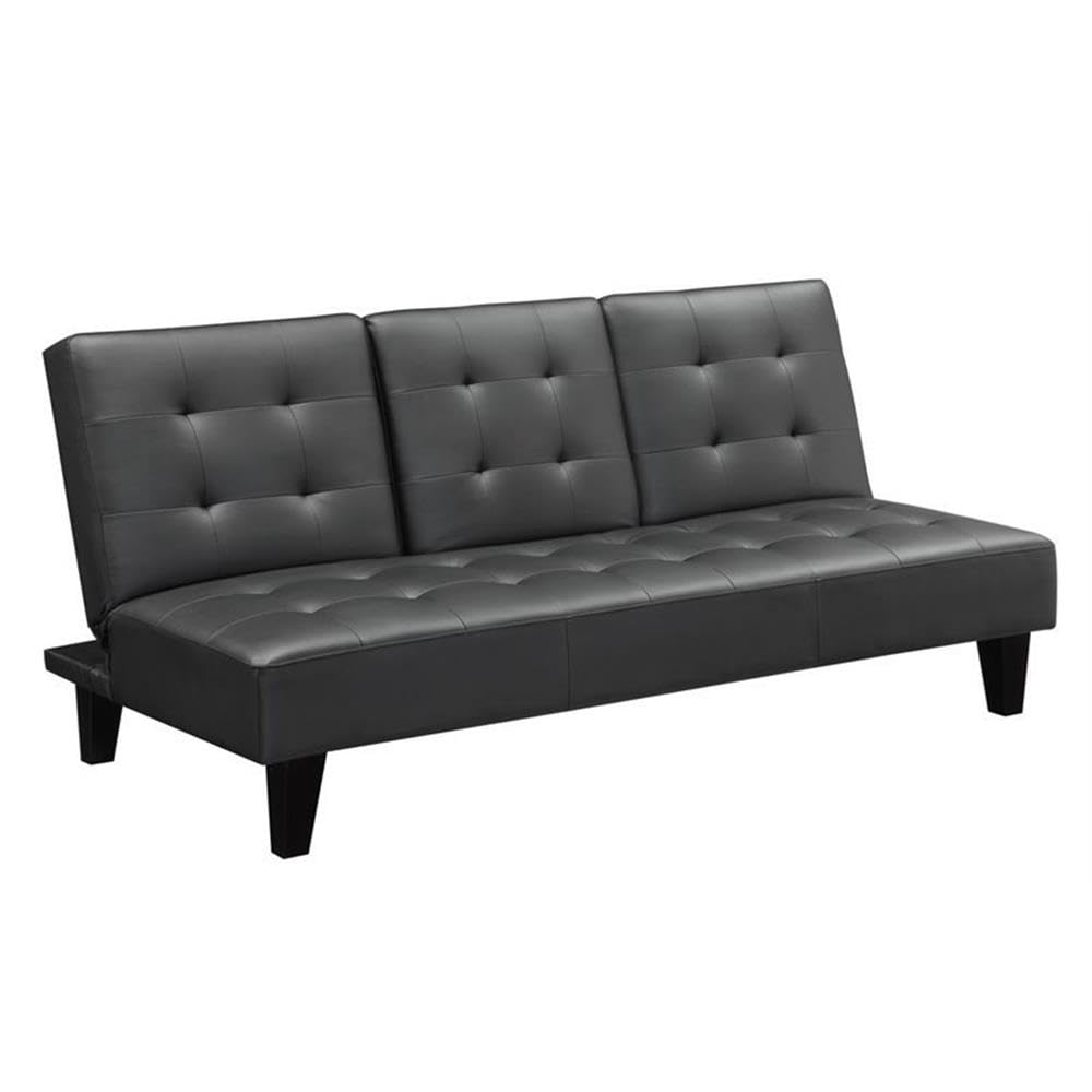 DHP Madison CupHolder Futon in Black