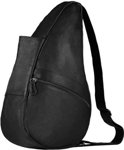 AmeriBag 19" Leather Crossbody Sling Healthy Back Bag3