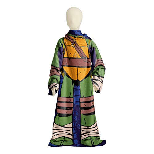 image for Northwest Youth Comfy Throw Blanket with Sleeves Nickelodeon Teenage M