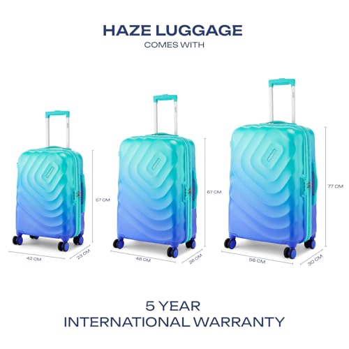 Image of Safari Select Haze 8 Wheels Set of 3 Trolley Bags Hard Case Polycarbonate Luggage, TSA Lock, Anti Theft Securi Zipper, Organized Interior, Suitcase for Travel, Trolley Bags for Travel, Splash