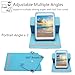 Universal 10 10.1 Inch Android Tablet Case, Dluggs 360 Degree Rotating Multi-Angle Viewing Stand Universal Case Cover for 10 10.1 and All 9.5-10.5 Inch Tablet, Shiny Butterfly