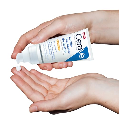 Miniatura 3 de CeraVe, Loción Hidratante de Rostro SPF 50, Para Piel Normal a Seca, Hidratación y Alta Protección Contra los Rayos UVB/UVA, Enriquecida con Ceramidas, 52ml