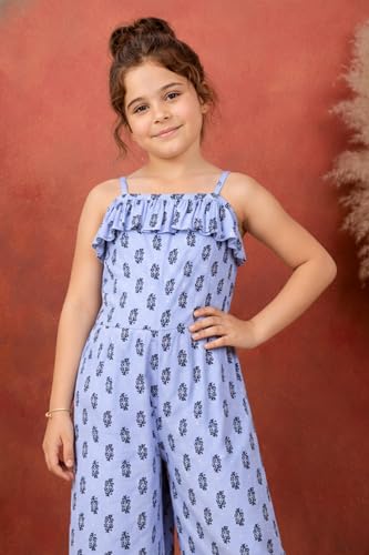 Image of Fashion Dream Girls Midi Length Cotton Jumpsuit