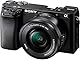 Sony Alpha 6100 | APS-C Spiegellose Kamera mit Sony 16-50mm Power-Zoom-Objektiv | Schneller 0,02s Autofokus mit Augenerkennung für Mensch und Tier, 4K-Filmaufnahmen und neigbares Display | schwarz