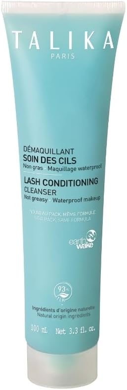 Lash Conditioning Cleanser - Eye Makeup Remover, Leave-in Make Up Remover for Sensitive Eyes and Fragile Eye Lashes - Oil Free Gel - For Waterproof Makeup - 3.3 fl oz