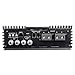 NVX XCA3K 3000W RMS Monoblock Class-D Amplifier, Korean-Made, 1-Ohm Stable, Strapable & Linkable, w/LED Remote Bass Knob, Tiffany RCA Inputs, Competition-Grade Power & Performance