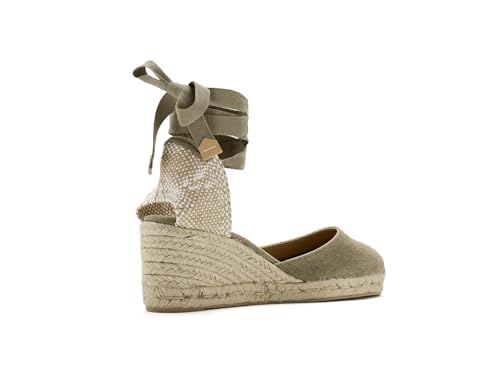 Image of Castaner | Espadrille with Wedge Carina Made in Canvas 7 cm | Woman