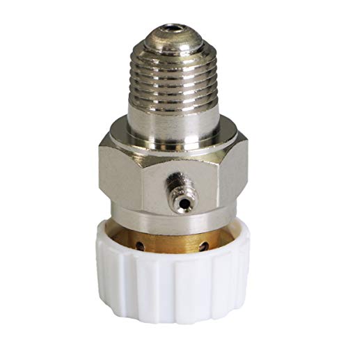 Image of Midline Valve 6I722 Radiator Steam Air Vent with Plastic Knob; Heat Regulator Valve; 1 /8 in. MIP; Chrome Plated Steel