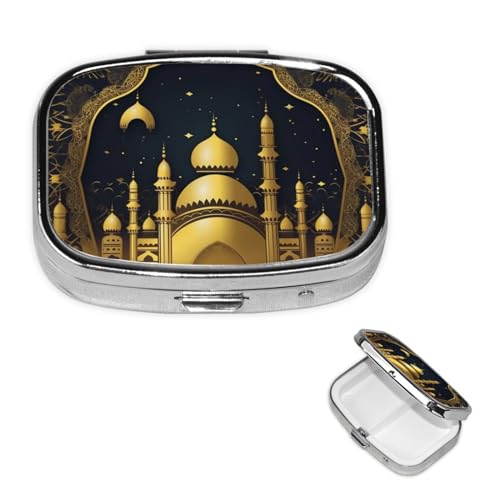 Pill Box Golden Architecture �s���P�[�X �E�B�[�N���[�s���I�[�K�i�C�U�[ 3�̃R���p�[�g�����g�t�� �����`�s���{�b�N�X �����ȃs���R���e�i �|�[�^�u���r�^�~���z���_�[�{�b�N�X �T�v�������g�p ��I�[�K�i�C�U�[